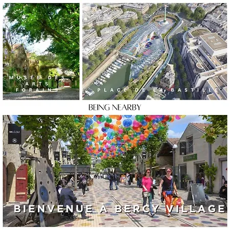 Apartman In Bercy Close To Metro 6 8 Párizs